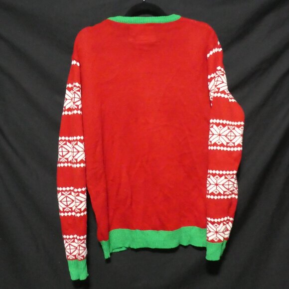 HAPPY HOLIDAYS | xl - extra large | Ugly Christmas Sweater | Elfie Selfie - Picture 3 of 15